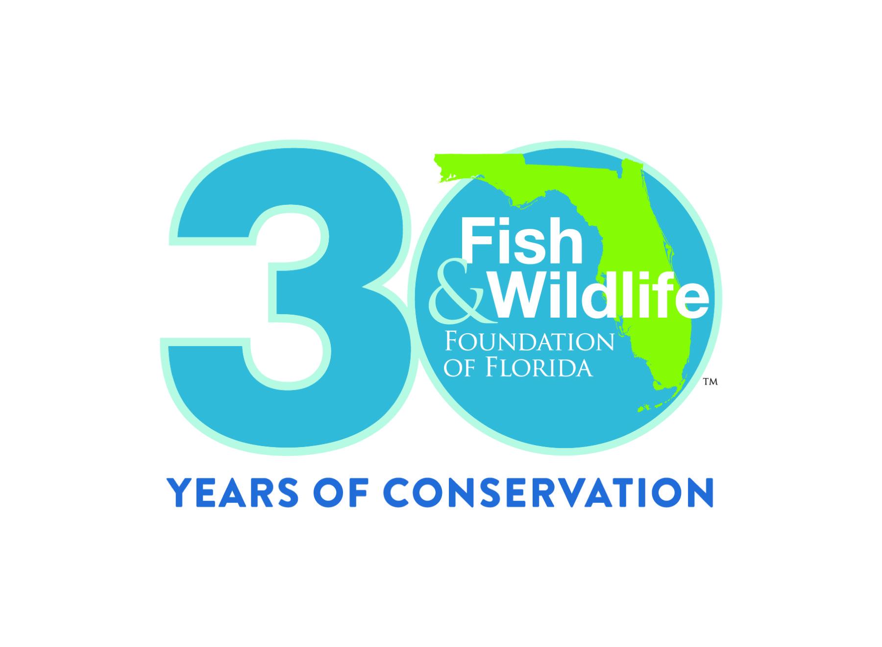 30 Years of Conservation anniversary logo